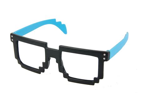 Pixel Glasses 8 Bit Geek Nerd Pixelated Sunglasses Fancy