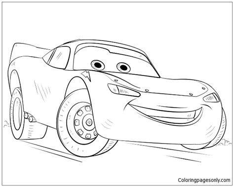 lightning mcqueen  disney cars coloring pages cartoons coloring