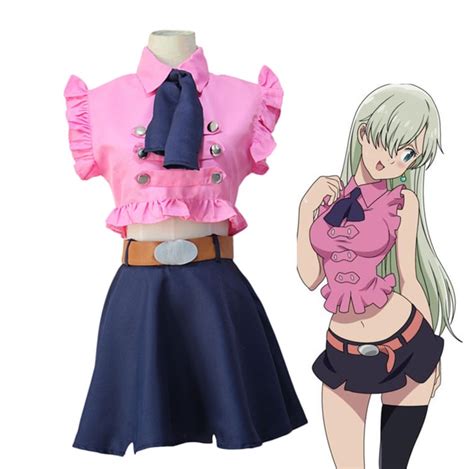 anime the seven deadly sins elizabeth liones cosplay costume full set