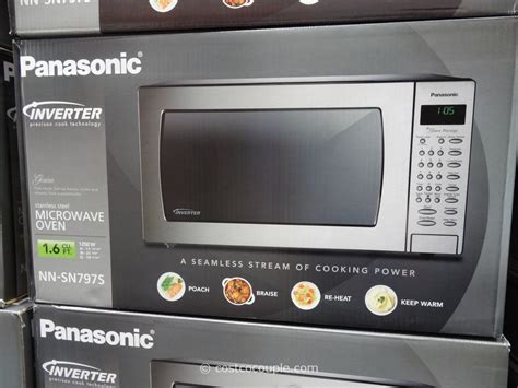 panasonic  cu ft stainless steel inverter microwave oven