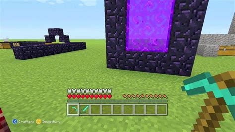 how to make a nether portal in minecraft commentary