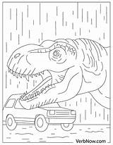 Jurassic Rex Verbnow Wreaking Upside sketch template