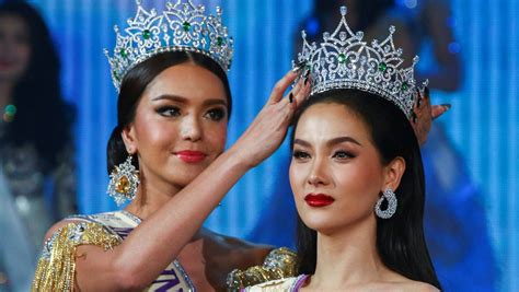 thai contestant crowned miss international queen in biggest transgender pageant nz