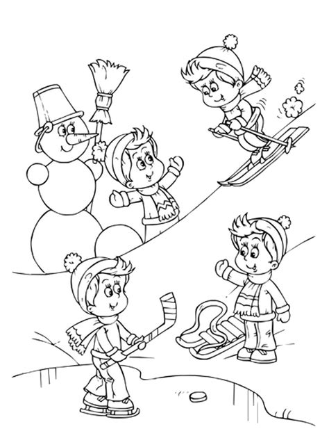 sports photograph coloring pages kids winter sports coloring pages sheets