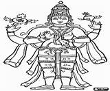 Hinduismo Para Vishnu Pintar Colorear India Cultura Choose Board Imagenes Coloring sketch template
