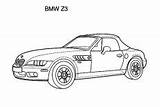 Bmw Z3 Coloring Pages Car Z4 Coupe Tocolor Place Color Kids Print Utilising Button Cars sketch template
