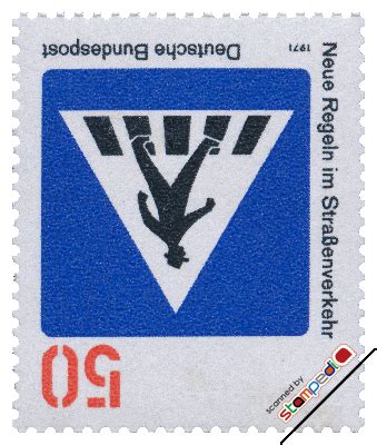 germany  commemorative stamps  pfennigs school crossing