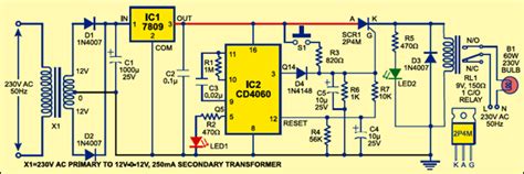 time delay circuit detailed circuit diagram