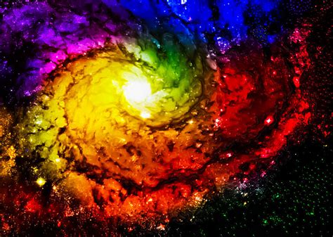 rainbow galaxy photograph  ron fleishman