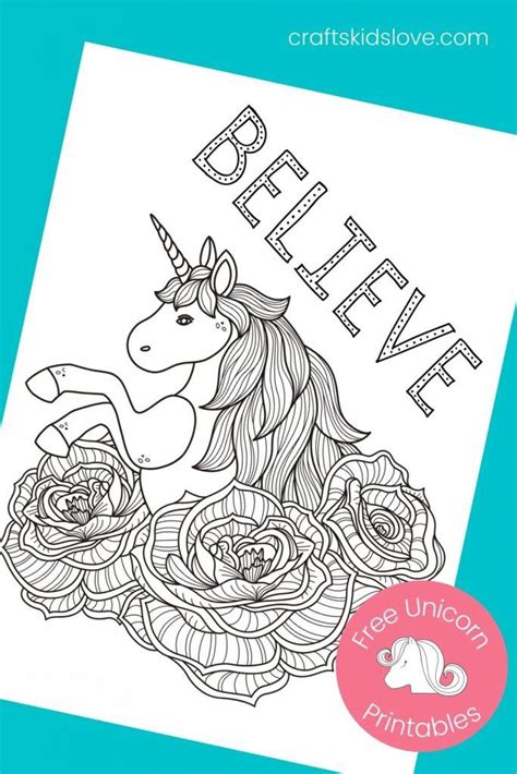 printable unicorn coloring pages  kids coolbkids mermaid