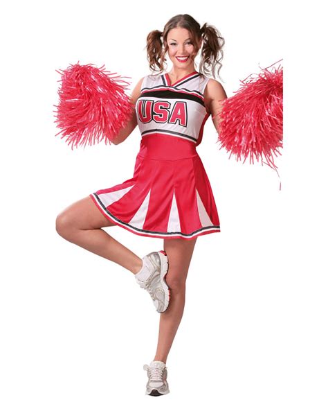 Usa Cheerleader Costume For Sports Fans Horror