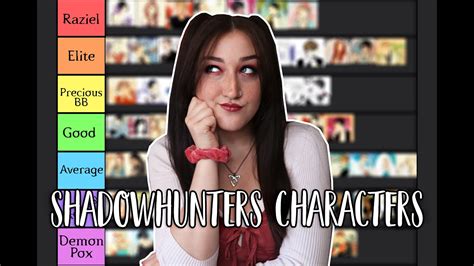 Tier Ranking Shadowhunter Characters Youtube
