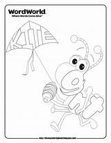 Coloring Pages Sheets Ant Wordworld Word Disney Kids Kite Sketchite Drawings sketch template