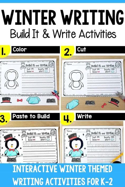 kindergarten writing activities  ideas  pinterest