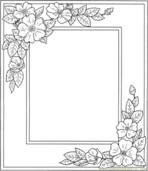 rose coloring pages border sydney thao