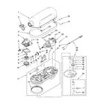 kitchenaid model kvhxmc stand mixer repair replacement parts
