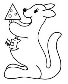learning years christmas coloring pages kangaroo  small