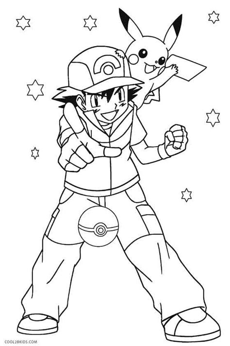 ash  sing coloring page coloring pages