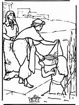 Mozes Moses Testament Ausmalbilder Bibel Altes Bijbel Malvorlagen Advertentie Anzeige Nukleuren sketch template