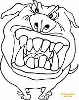 Coloring Funny Pages Printable Kids Dog Print Animal Scary Color Cool Hilarious Silly Angry Really Trolls Stupid Animals Adults Face sketch template