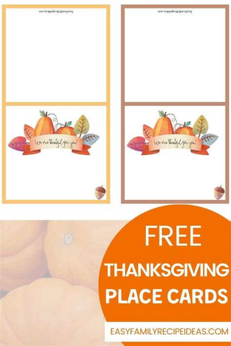thanksgiving place cards editable  printables  thanksgiving