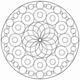 Mandala Kreis Ausmalbilder Ausmalen Kreise Choose Board Coloring Pages Zen sketch template