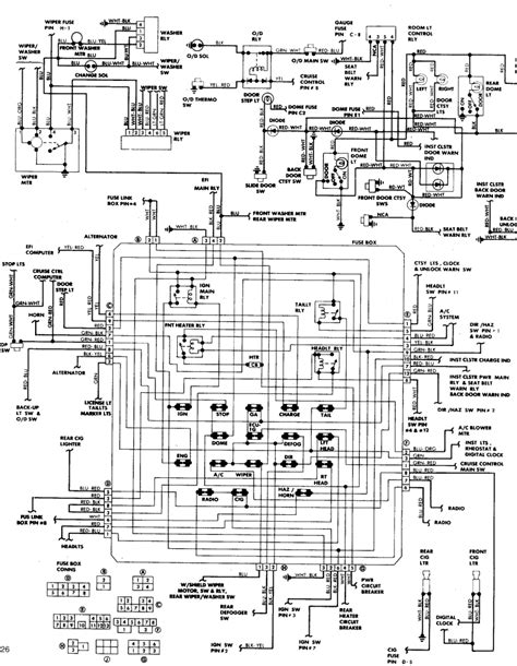fuse box wiring diagram  toyota van freeautomechanic advice