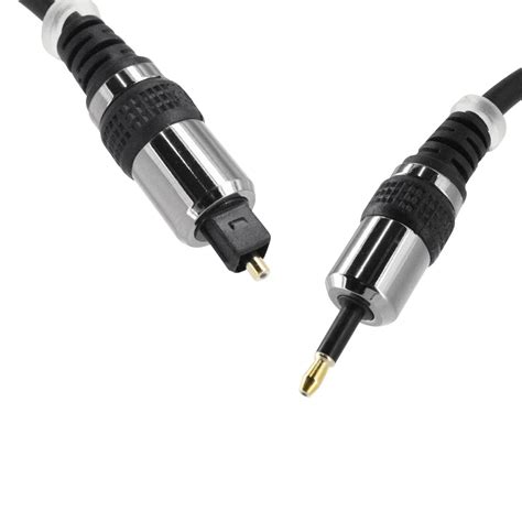 optical toslink  mm optical jack digital audio mm thick cable gold plated ebay