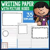 lined paper  picture box worksheets teaching resources tpt