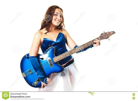 Sexy Girl Playing The Guitar Royalty Free Stock Image Image 10266976