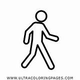 Ultracoloringpages Caminando Personas sketch template