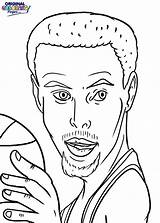 Curry Coloring Pages Stephen Printable Color Getcolorings Print sketch template