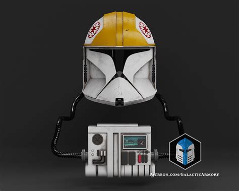 phase  clone trooper pilot helmet  print files galactic armory