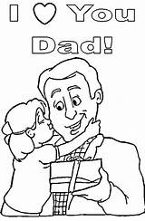 Coloring Dad Daughter Pages Father Fathers Happy Printable Birthday Color Papa Print Kids Toddlers Daddy Colouring Drawing Cards Quotes Hubpages sketch template