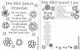 Scouts Troop Promise Meandmyinklings Twenty Brownie sketch template