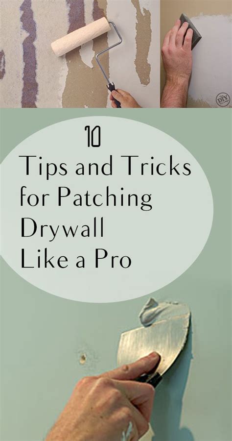 drywall patching tips  tricks holes   wall diy