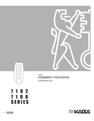 kaba  series installation instructions manual manualzz