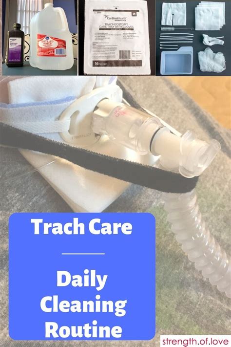 trach care daily cleaning routine tracheostomy care tracheostomy
