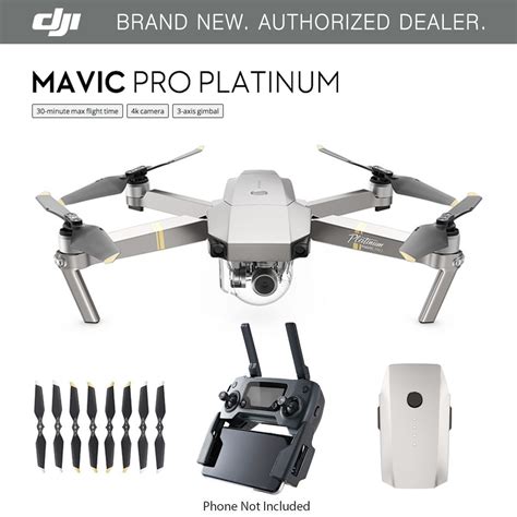dji mavic pro platinum drone  stabilized camera active track