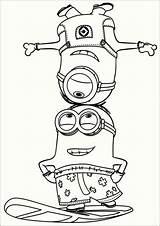 Minions Tulamama sketch template