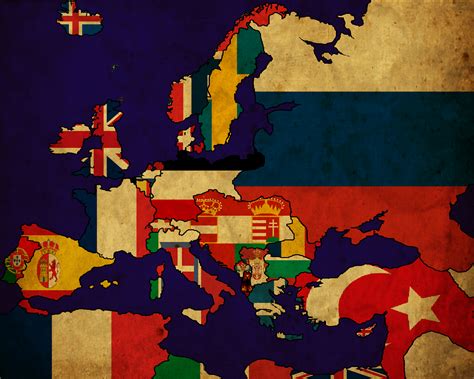 flag map  europe     eve  ww rvexillology