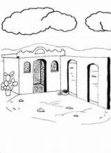 Coloring Pages Alamo sketch template