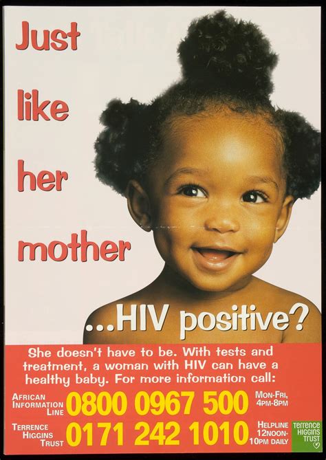 just like her mother hiv positive aids education posters