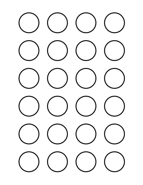 french macaron piping template