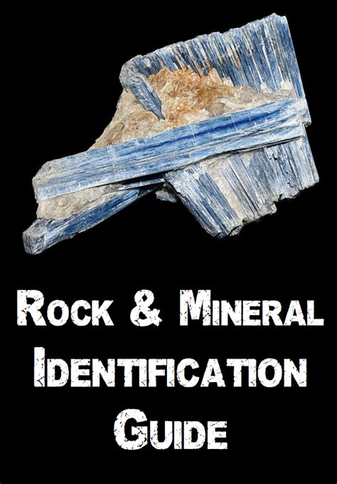 printable rock  mineral identification guide rock
