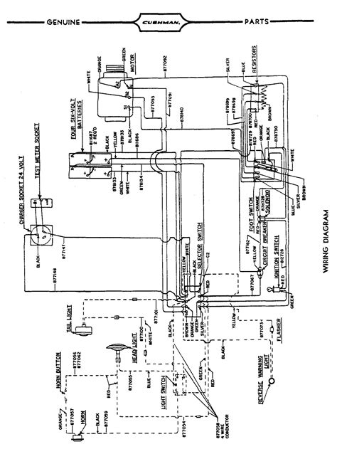 cushman titan  wiring diagram wiring diagram  schematic