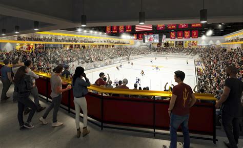 arizona state arena making progress  schedule  open   college hockey uschocom