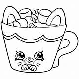 Coloring Pages Shopkins Hot Chocolate Printable Super Cute Activity Kids sketch template