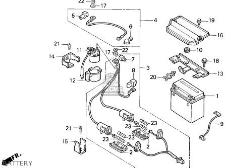honda  fourtrax wiring diagram wiring draw  schematic