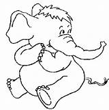 Elephant Coloring Pages Coloringpages1001 sketch template